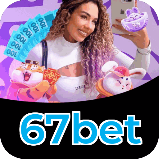 Interface do aplicativo 67bet mostrando jogos disponíveis no iOS e Android
